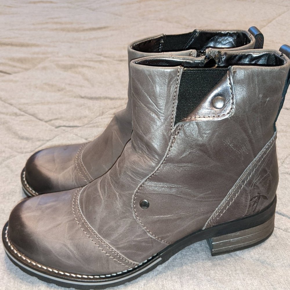 Dromedaris Kassia silver ankle boot